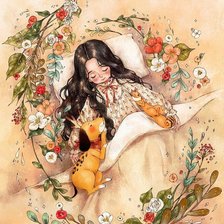 Схема вышивки «Сон»