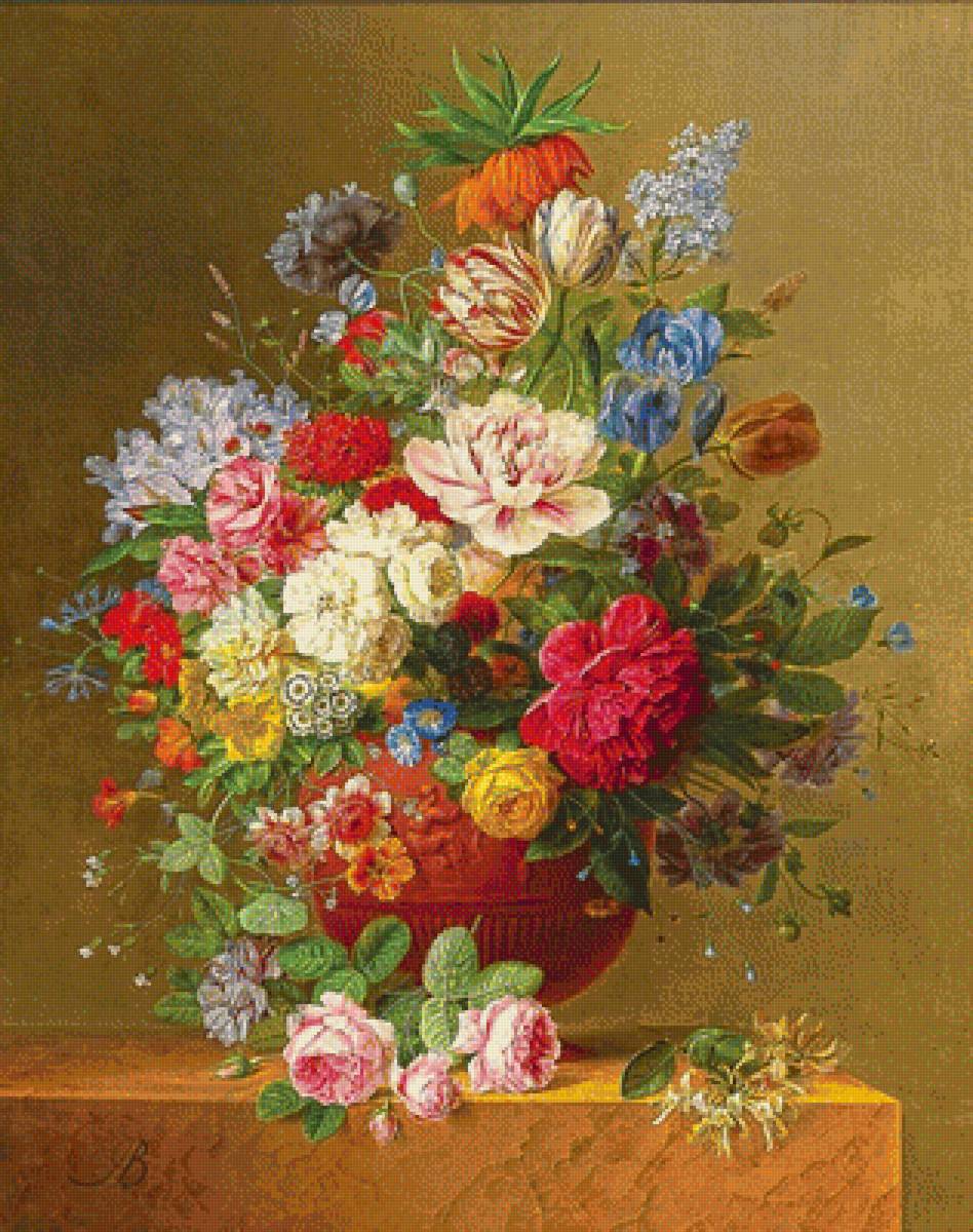 Натюрморт - натюрморт, живопись, цветы - предпросмотр