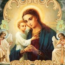 Схема вышивки «святые ангелы»