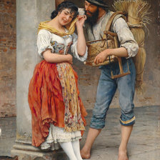 Схема вышивки «Встреча»