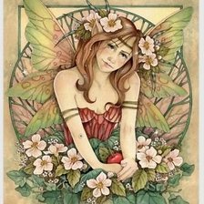 Схема вышивки «Фея»