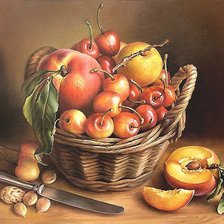 Схема вышивки «натюрморт»