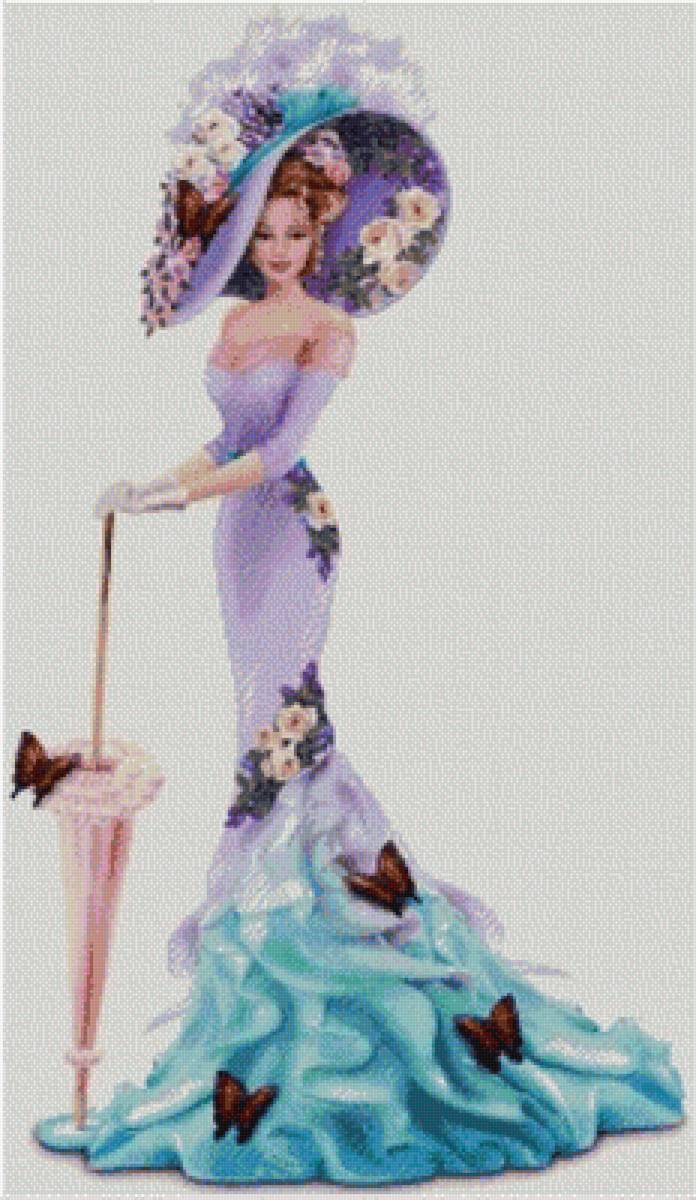 ретро мода - девушка - предпросмотр