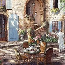 Схема вышивки «Al mattino»