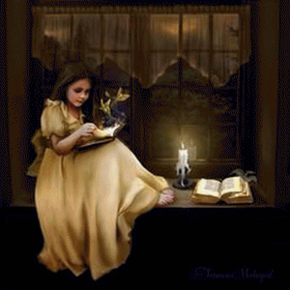 bimba legge - libro, notte, bambini - предпросмотр