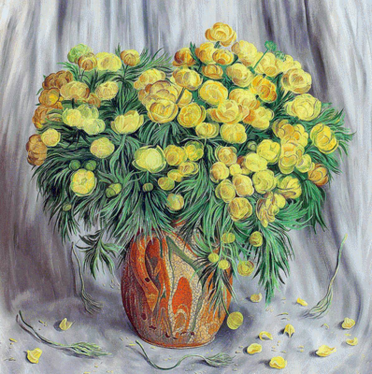 Натюрморт. - натюрморт, живопись., цветы - предпросмотр