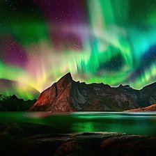 Схема вышивки «Северное сияние, 80 цветов»