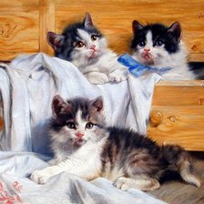 Схема вышивки «озорники»