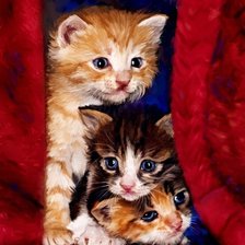 Схема вышивки «маленькие друзья»