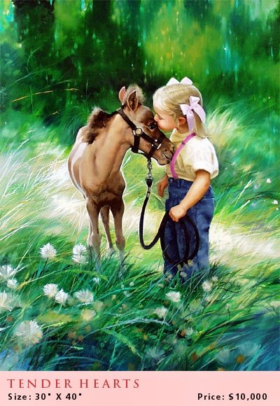 Дональд Золан. Дети - дети, портрет, искусство, картина - оригинал