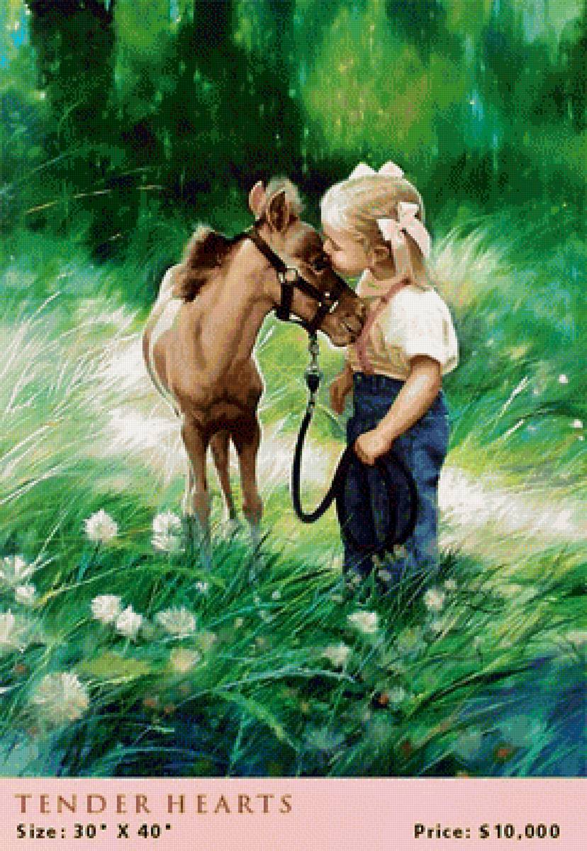 Дональд Золан. Дети - портрет, картина, дети, искусство - предпросмотр