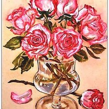 Схема вышивки «цветы»