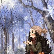 Схема вышивки «Девочка»