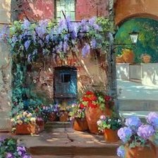 Схема вышивки «Живопись»