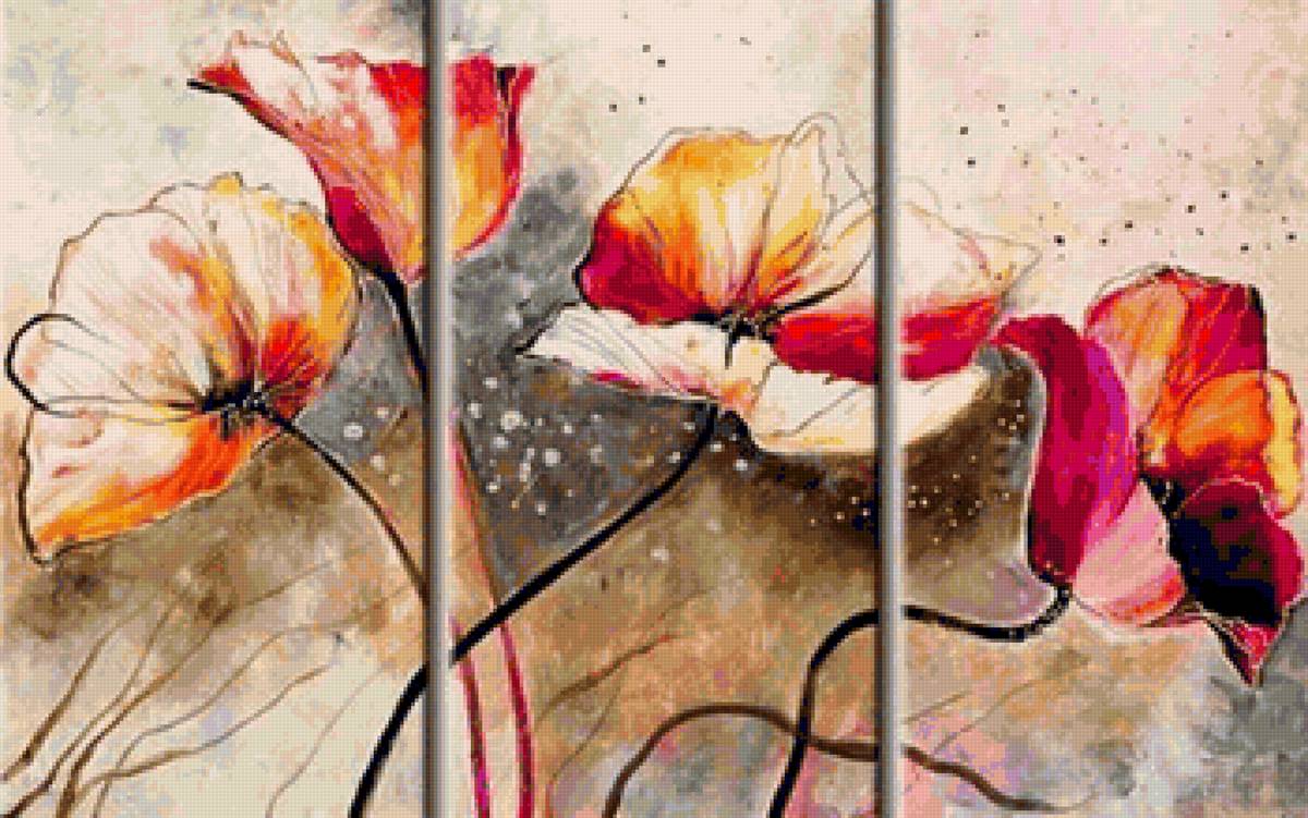 Triptico amapolas - предпросмотр