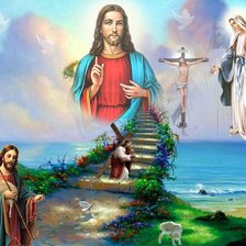 Схема вышивки «святые»