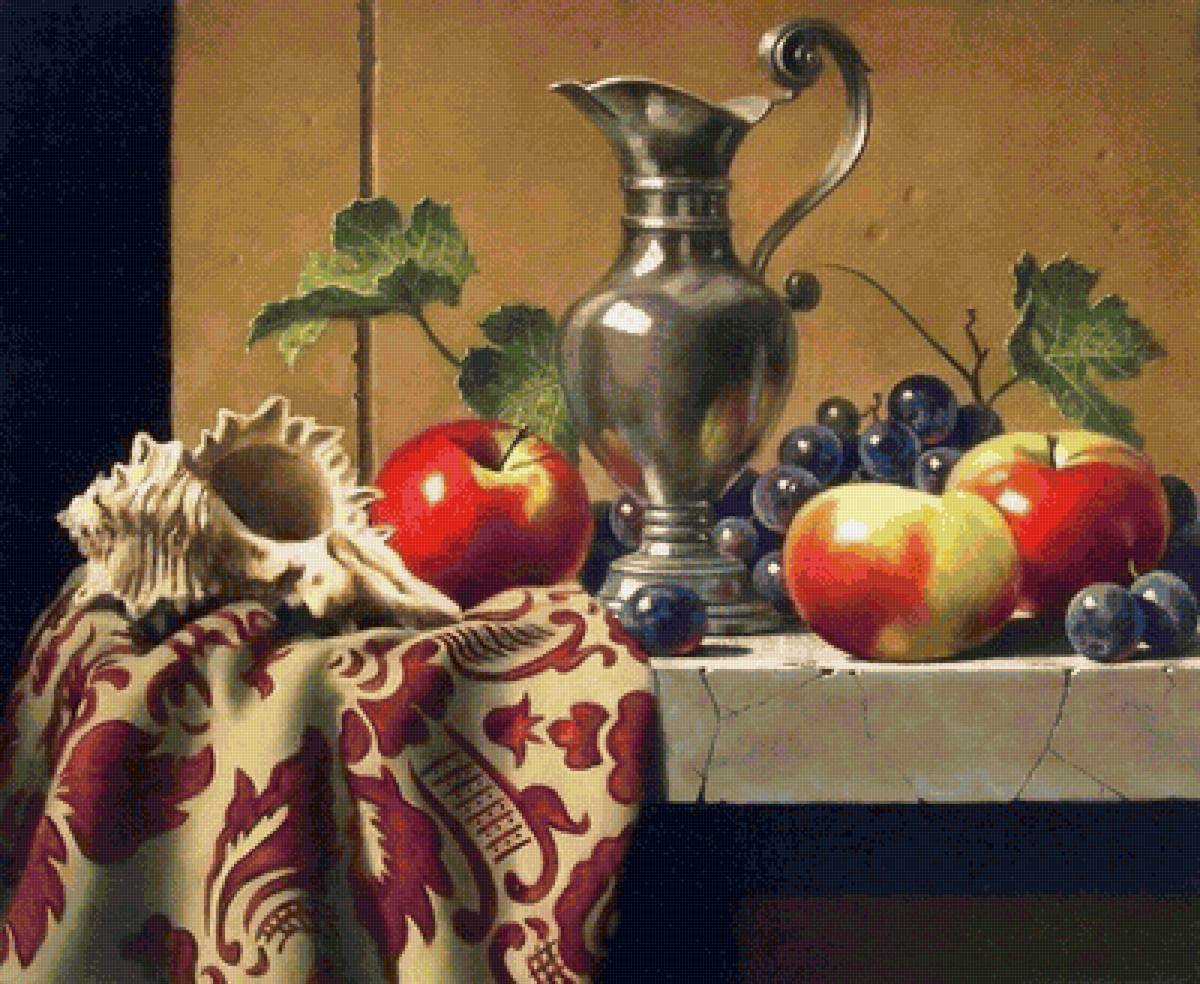 Натюрморт с кувшином - натюрморт - предпросмотр