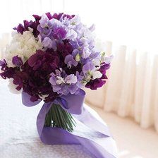 Фиолетовый букет