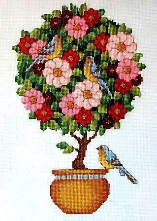 дерево счастья - цветы - оригинал