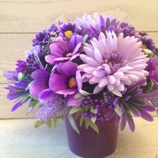 Схема вышивки «Цветы в коробке»