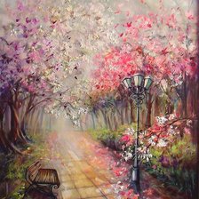 Схема вышивки «ПАРК»