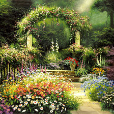 Схема вышивки «пейзаж 632»