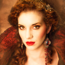 Схема вышивки «Девушка»