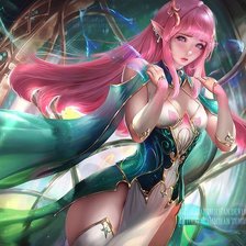 Схема вышивки «Девушка»