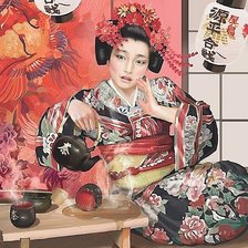 Схема вышивки «чайная церемония»