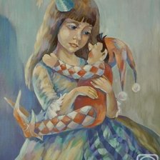 Схема вышивки «КЛОУН и Принцесса»