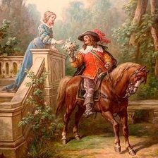 Схема вышивки «Галантный кавалер»