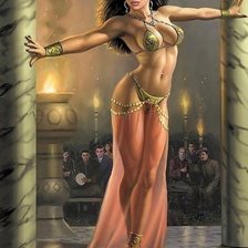 Схема вышивки «Танцовщица»