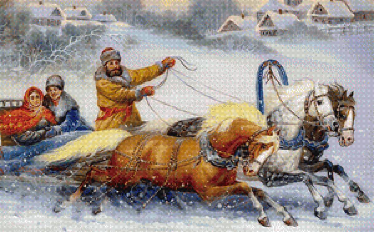 Тройка лошадей - предпросмотр