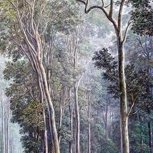 Схема вышивки «пейзаж»