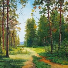 Схема вышивки «Пейзаж»