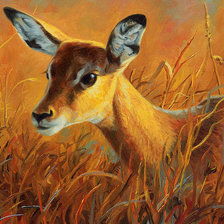 Схема вышивки «Осень в саванне»