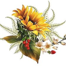 Схема вышивки «букет»