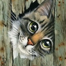 Схема вышивки «Кот»