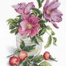 Схема вышивки «Фуджико шиповник»