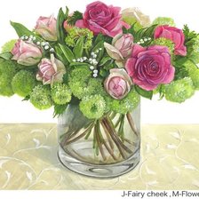 Схема вышивки «Фуджико букет4»