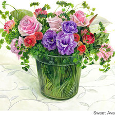 Схема вышивки «Фуджико букет5»