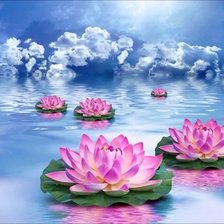 Схема вышивки «Лотос»