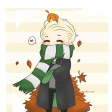 Схема вышивки «Драко Малфой чиби»