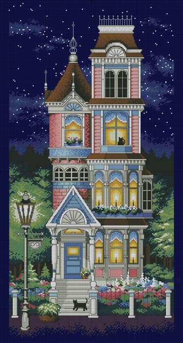 викторианский шарм - домики, здания - оригинал