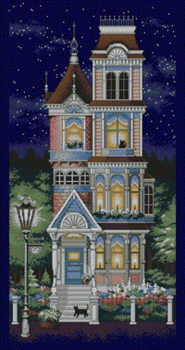 викторианский шарм - здания, домики - предпросмотр