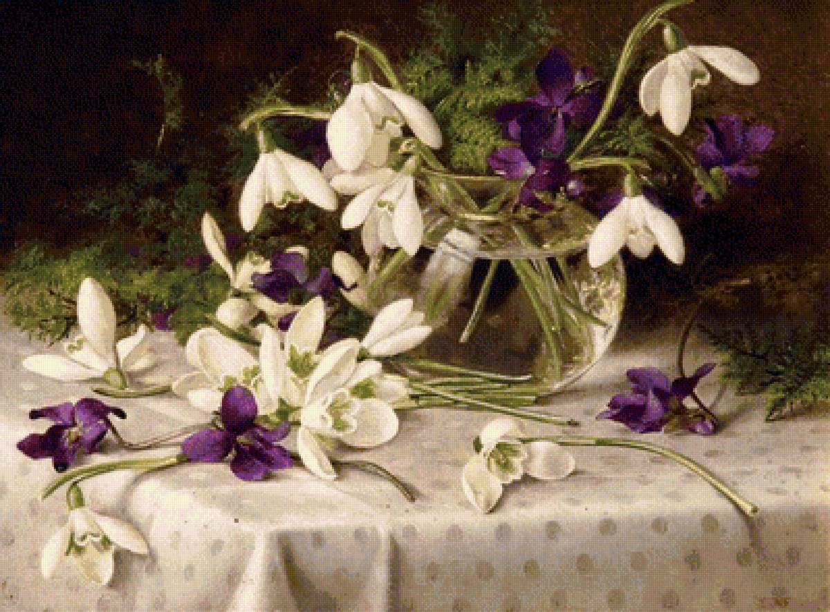 Весенние цветы - букет, цветы - предпросмотр