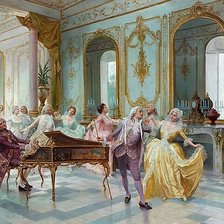 Схема вышивки «танцевальный салон»