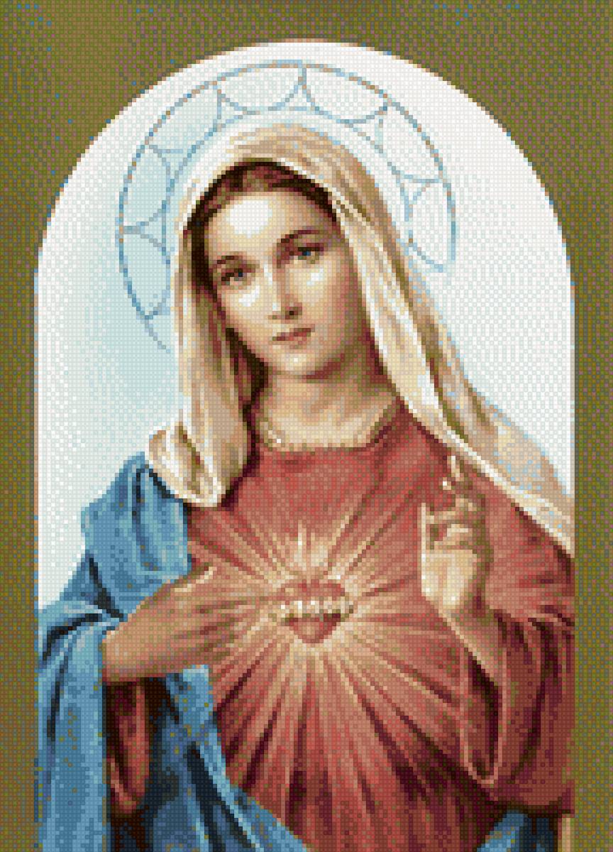 Сердце Марии католичческая - предпросмотр