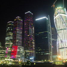 Схема вышивки «москва-сити»