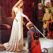 Схема вышивки «Посвящение  в   рыцари»